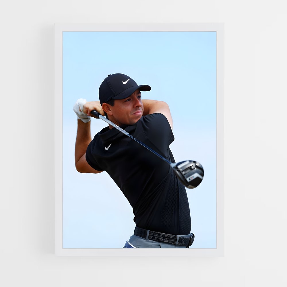 Poster Swing de Rory – affiche Golf (vue 3)